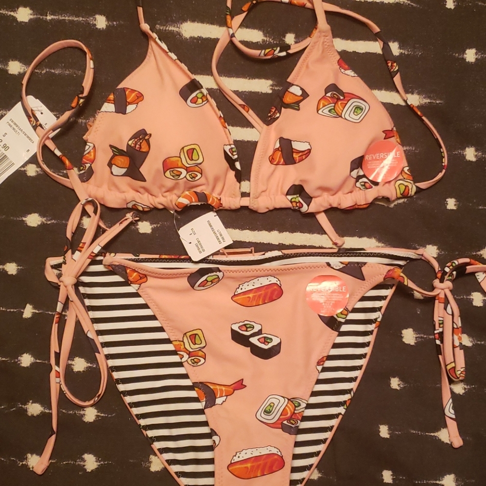 ASO Meghan Markle NWT Sushi Bikini